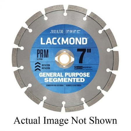 LACKMOND Diamond Blade, Laser Weld Segmented, Series PRM Series, 10 Diameter Blade, 78, DM, 58 Arbor SG10PRM